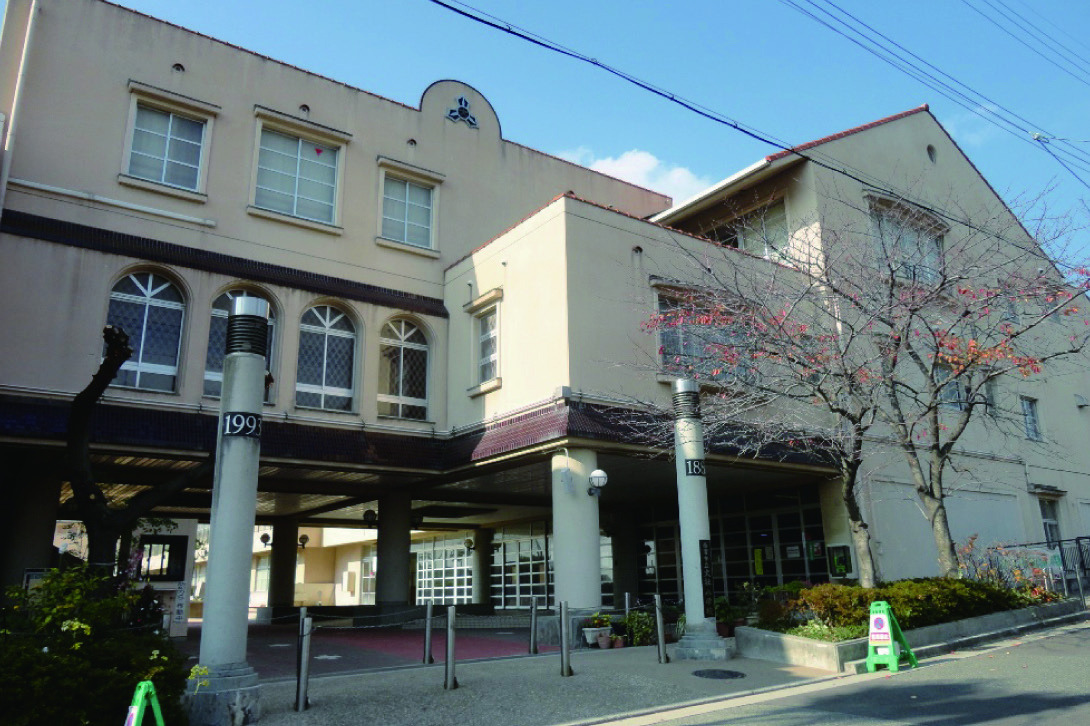 大社小学校周辺の風景